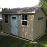 Oregon WI 10x14 Quaker with transom window